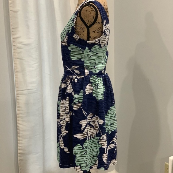 Design Lab green blue sleeveless dress size L - Picture 3 of 8